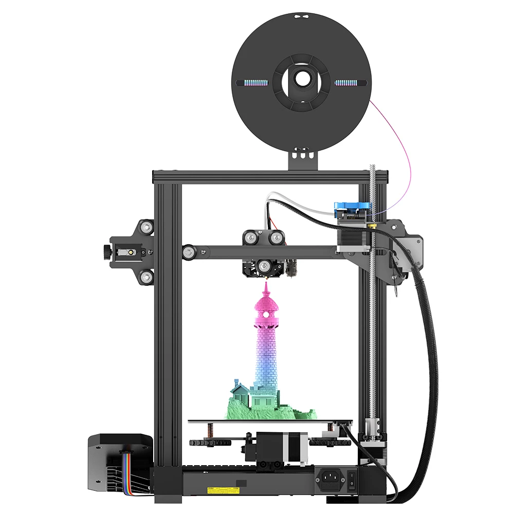 Brand new π Creality Ender-3 V2 Neo 3D Printer, CR Touch Auto-leveling, Full-Metal Bowden Extruder, 4.3inch Color Screen, 32Bit Mainboard, 220*220*250mm π - Image 4