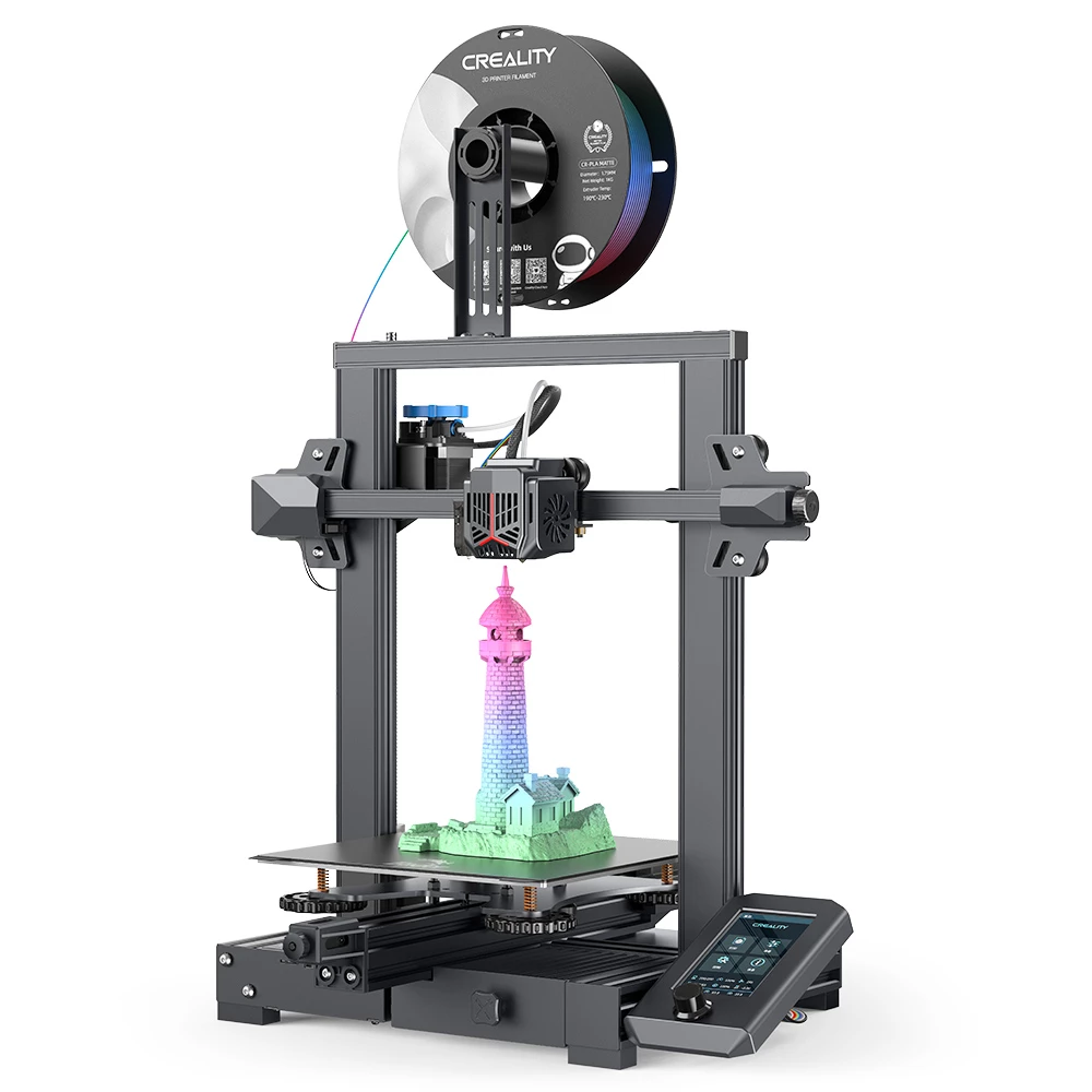 Brand new π Creality Ender-3 V2 Neo 3D Printer, CR Touch Auto-leveling, Full-Metal Bowden Extruder, 4.3inch Color Screen, 32Bit Mainboard, 220*220*250mm π
