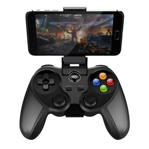 Discount π€© IPega PG-9078 Wireless Bluetooth Gamepad Game Controller with Adjustable Holder Hall Sensor - Black π