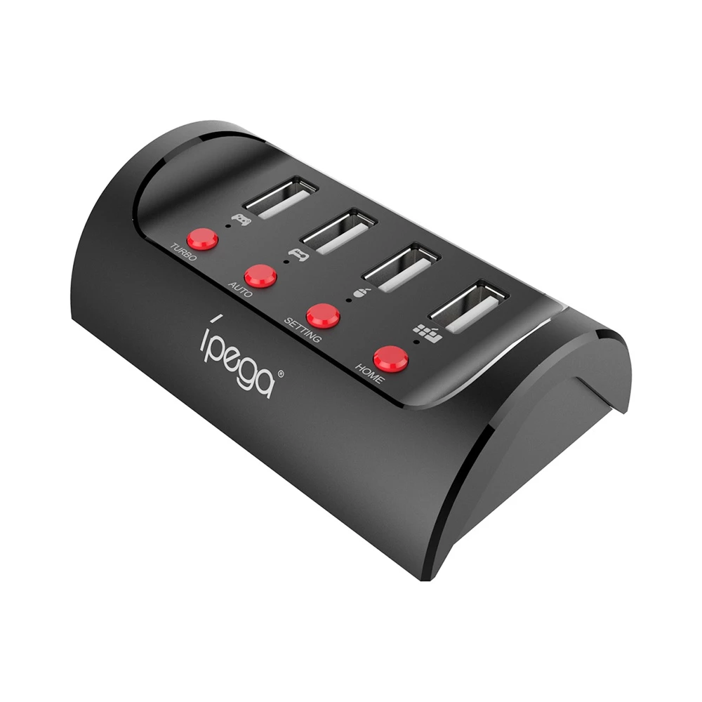 Coupon π IPEGA PG-9133 4 USB Ports Keyboard Mouse Converter Support N-Switch PA X1 - Black β - Image 3