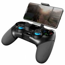 Discount ✔️ Ipega PG-9156 Wireless Bluetooth Joystick Game Controller with 2.4GHz USB Receiver for iOS Android Smartphone/PC/TV/Tablet - Black 🧨