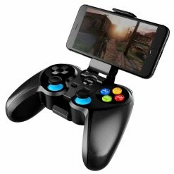 Flash Sale 🎉 Ipega PG-9157 Wireless Bluetooth Gamepad Controller Joystick Multimedia for iOS Andriod Phone TV Box PC - Black 🛒