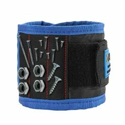 Cheapest 🎁 JVMAC JM-P5 Magnetic Wristband 5 Strong Magnets 14.6 Inch Bracelet for Holding Screw Nail Drill Bits - Black ❤️