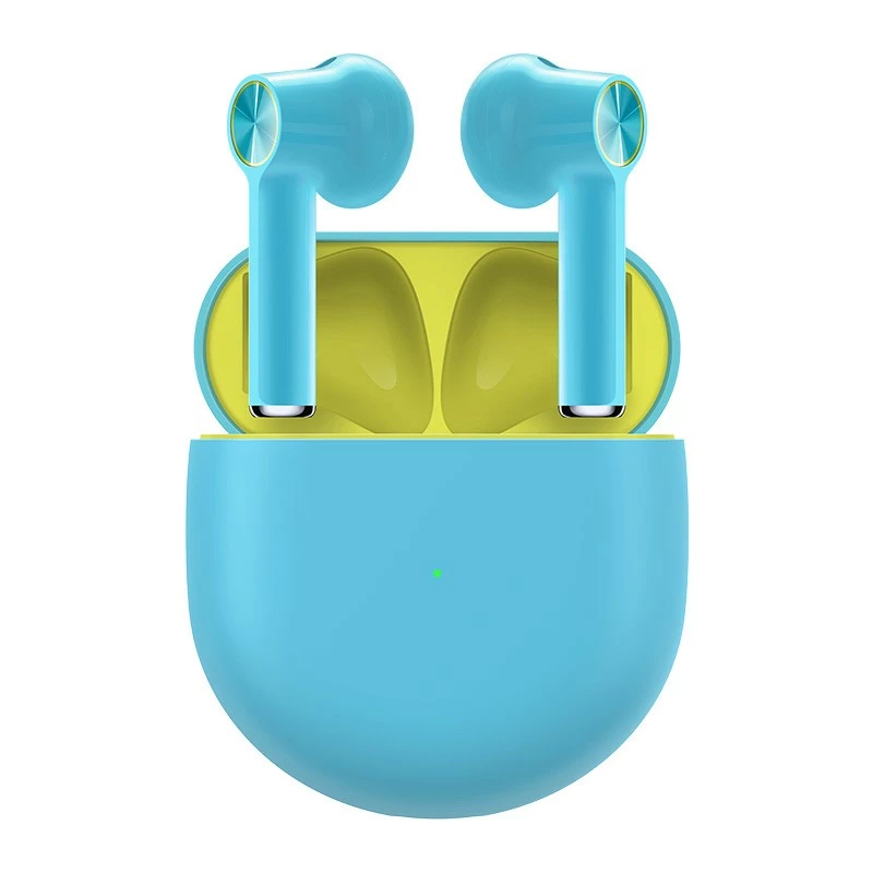 Outlet π OnePlus Buds TWS Earphones Bluetooth 5.0 ENC Noise Cancelling Support Dolby Atoms 13.4mm Dynamic Drivers 30 Hours Battery Life IPX4 Water Resistant - Blue π