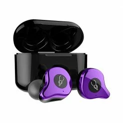Deals ⭐ Sabbat E12 Ultra Qualcomm QCC3020 CVC8.0 TWS Earbuds QI Wireless Charging Independent Use aptX/AAC/SBC Siri Google Assistant IPX5 - Violet 🔔
