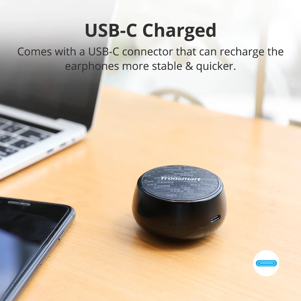 Best deal π Tronsmart Spunky Pro Bluetooth 5.0 TWS Earbuds Wireless Charging IPX5 Water Resistant π₯ - Image 4