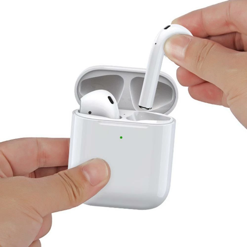 Flash Sale β¨ Apods i500 Bluetooth 5.0 Pop-up Window TWS Earbuds Independent Usage Wireless Charging IPX5 - White π - Image 4