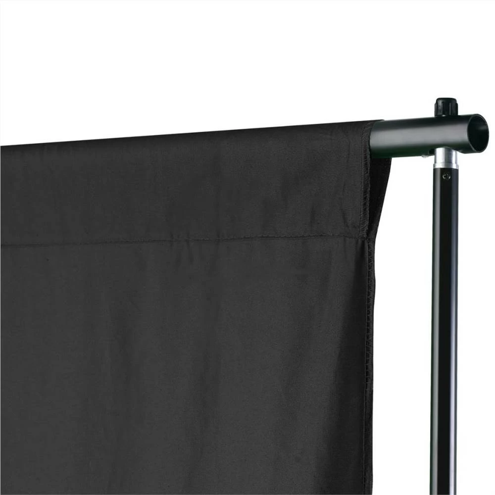 Best Sale 𧨠Photo Backdrop Support System 600x300 cm Black π - Image 2
