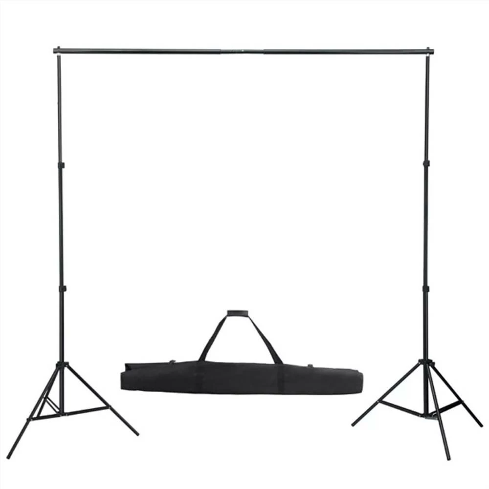 Best Sale 𧨠Photo Backdrop Support System 600x300 cm Black π - Image 3