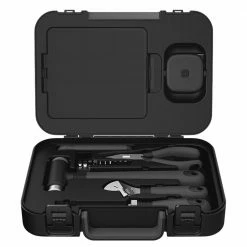 Discount ⭐ Xiaomi MIIIW 🧰 ToolBox 6+2 DIY Tool Kit General Household Hand Tool with Screwdriver 🔧 Wrench 🔨 Hammer Tape Plier Knife - Black 🧨
