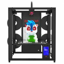 Hot Sale 🛒 Zonestar Z9V5 MK3 4 Extruders 3D Printer, 4 Color Mixing, Auto Leveling, 32 Bit Mainboard, Magnetic Bed, Resume Printing, TFT-LCD, 300*300*400mm 🔔